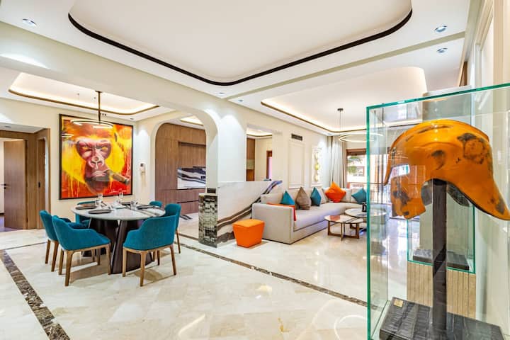 Galerie d'art dans un appartement - Heart Marrakech Hivernage